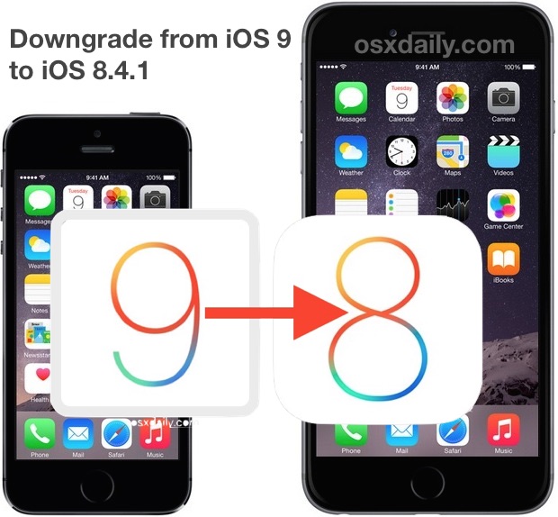 downgrade-ios-9-to-ios-8-4-1 iOS 8