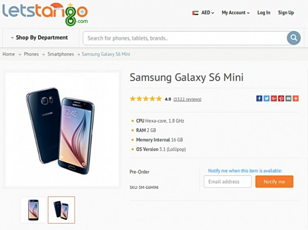 Samsung Galaxy S6 Mini Samsung Galaxy S6 Mini