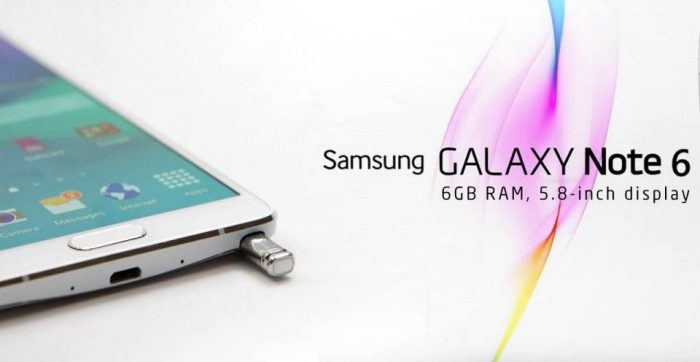 Samsung Galaxy Note 6 con messa a fuoco a infrarossi Samsung Galaxy Note 6 con messa a fuoco a infrarossi