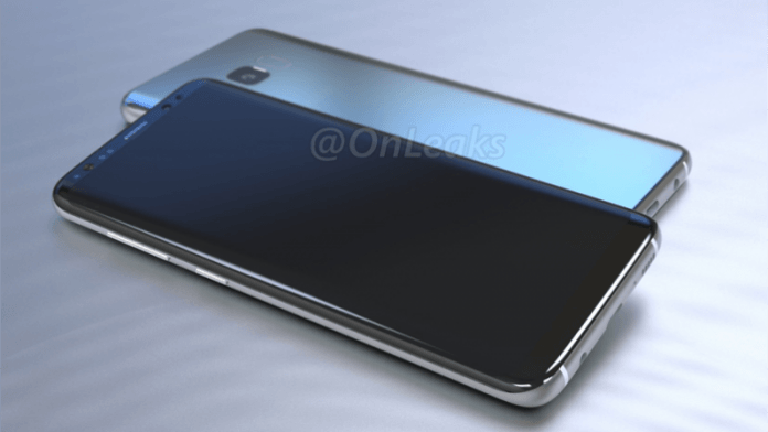 Render sbalorditivi per Samsung Galaxy S8